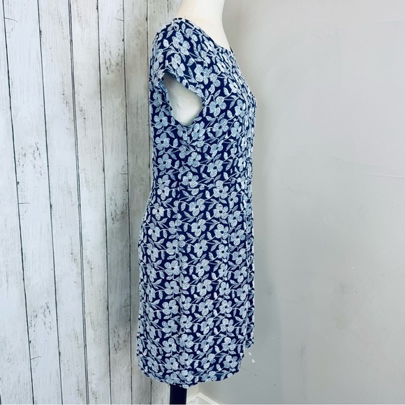 Old Navy | Navy & White Floral Cotton Dress - Picture 7 of 13